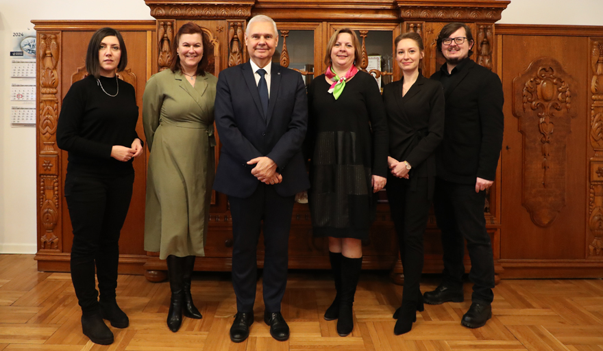 The representatives of the University of Hradec Králové visit Szczecin