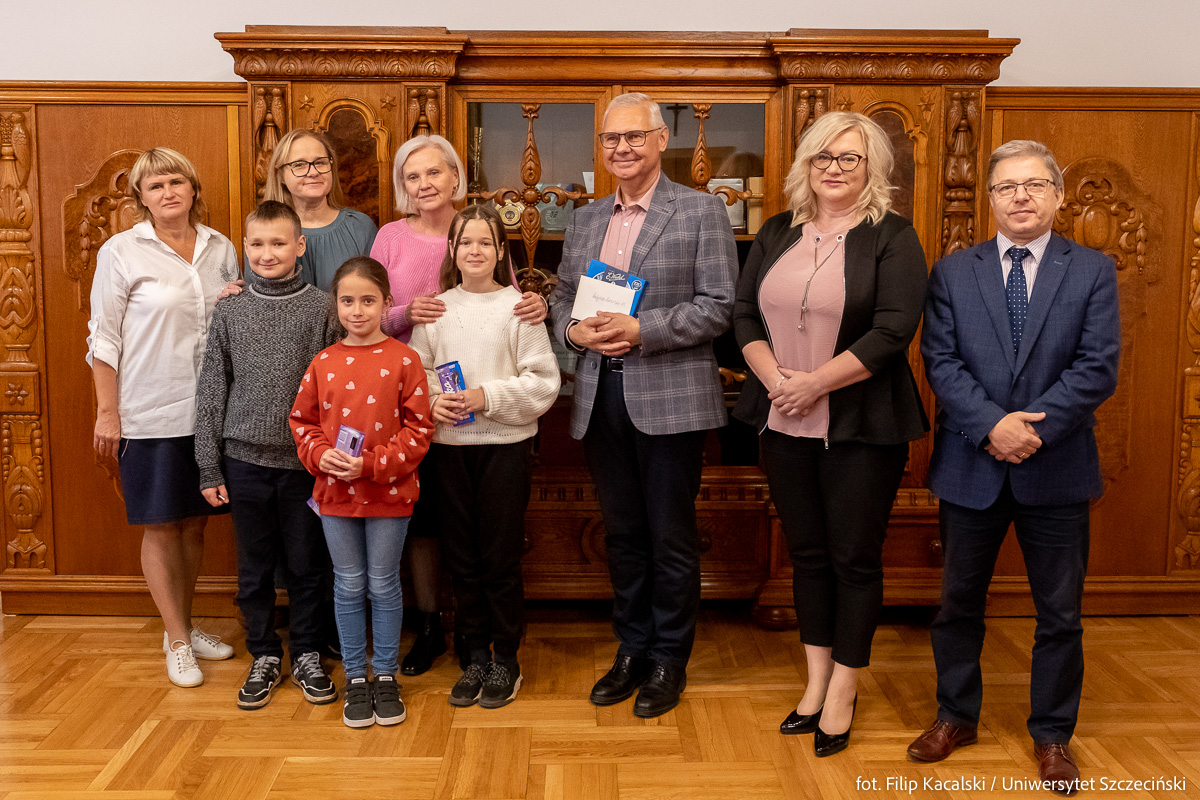 Ukrainian children visit the University of Szczecin